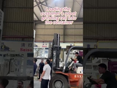 Загрузка клиентов робот шлифовальной ячейки в контейнер