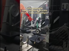 Полностью автоматический робототехнический процесс полировки Эффективный, стабильный и интеллектуальный#полировальная машина #grindi