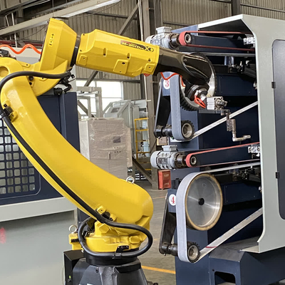 Copper Surface Industrial Robotic Polishing Machine Ncstudio Control