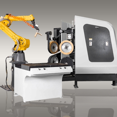 Машина для шероховки CNC робототехническая меля для латунных Faucets с Stepper мотором 1.5KW