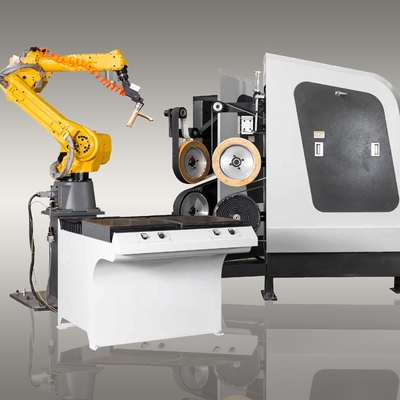 Шлифовальный станок нержавеющей стали CNC автоматический/филировальная машина робота для смесителя крана ливня
