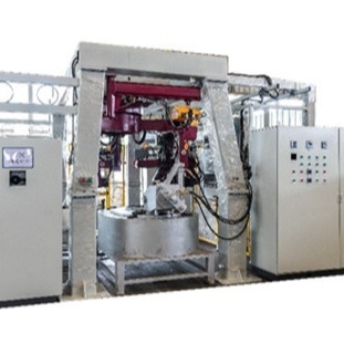 процесс заливки формы низкого давления силы печи 165kw для латунной отливки
