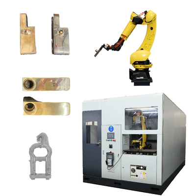 CNC шлифовальный робот высокой точности для автомобильного колеса Hub литьевых деталей Автоматическое дебарбирование