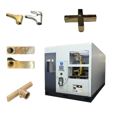 Автоматизированная роботизированная система полировки для CNC тормозных рычагов Металлический задний пол автомобильных автокомпонентов шлифовка