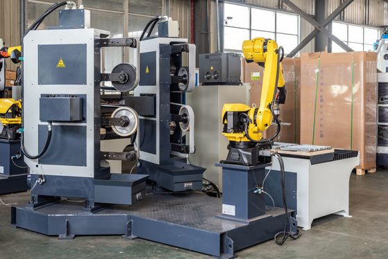 Машина 380v CNC робототехнического поверхностного пояса высокой эффективности полируя для частей металла